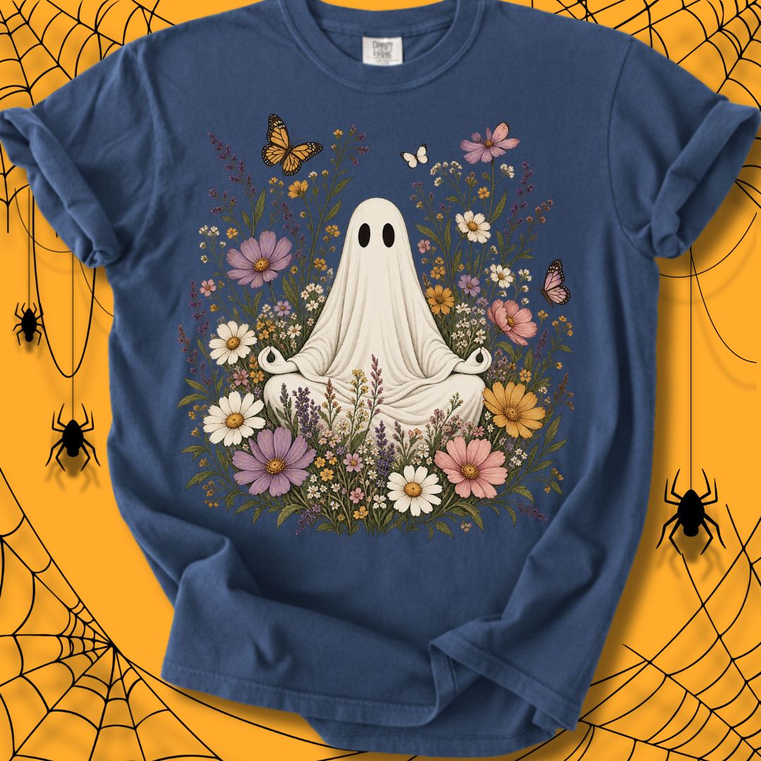 Blooming Spirit Halloween Unisex Dyed T-Shirt