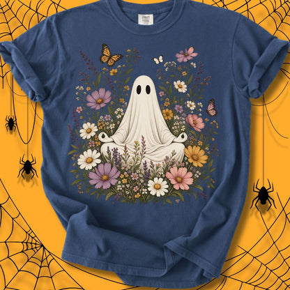 Blooming Spirit Halloween Unisex Dyed T-Shirt