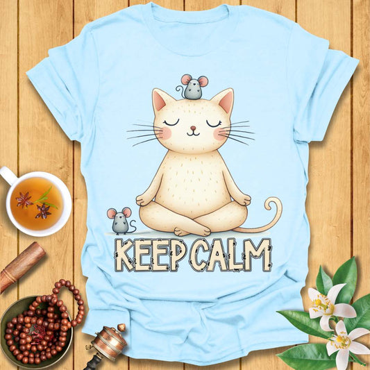 Cat Meditation T-Shirt