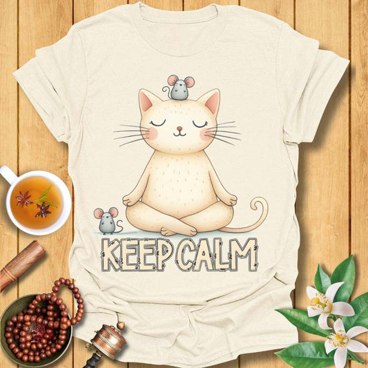 Cat Meditation T-Shirt