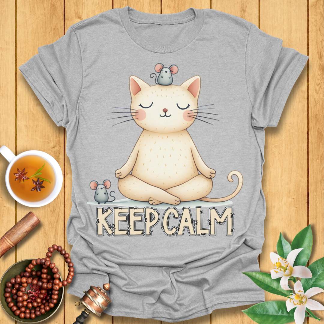 Cat Meditation T-Shirt