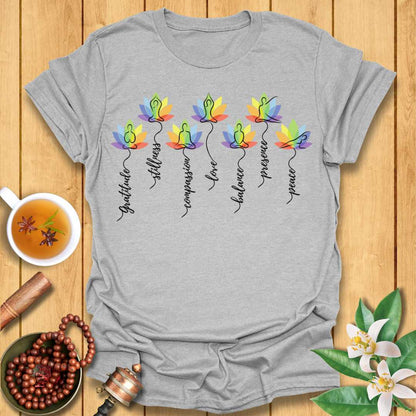 Chakra Lotus Flow T-Shirt