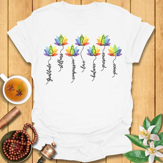 Chakra Lotus Flow T-Shirt