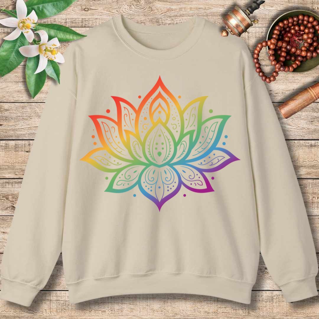 Chakra Lotus Sweatshirt – Energy Alignment & Mindful Harmony