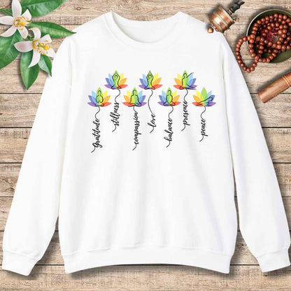 Chakra Lotus Flow Sweatshirt