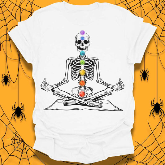 Chakra Skeleton Halloween T-Shirt