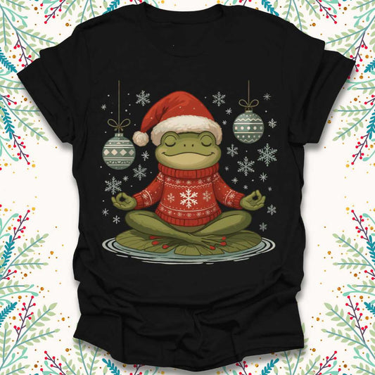 Christmas Meditation Frog T-Shirt