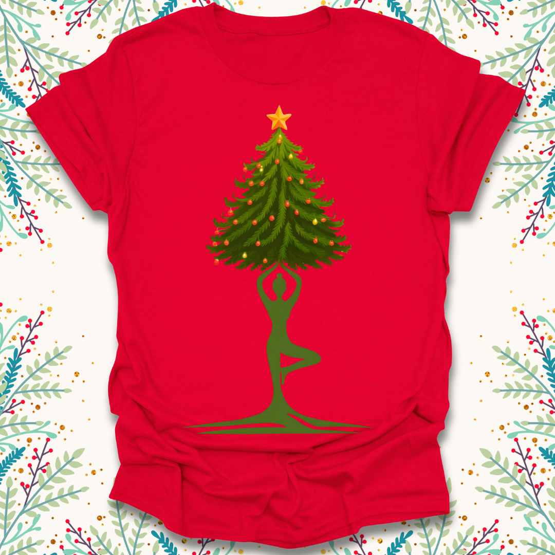 Christmas Tree Pose T-Shirt