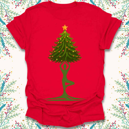 Christmas Tree Pose T-Shirt