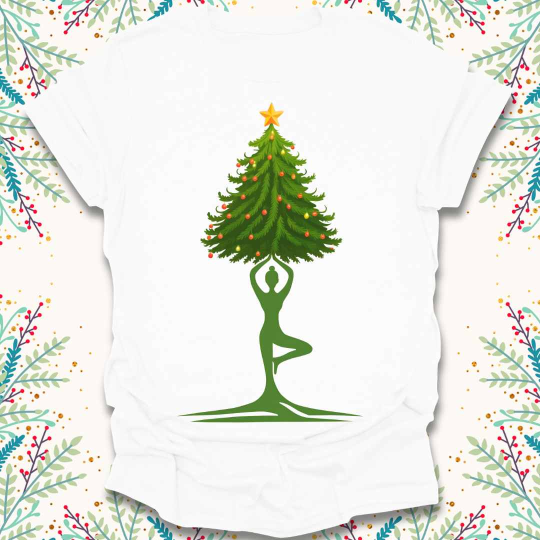 Christmas Tree Pose T-Shirt