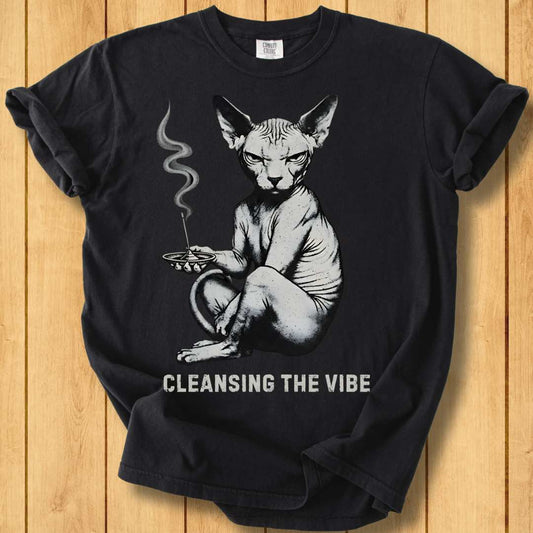 Cleansing The Vibe Unisex Garment-Dyed T-Shirt