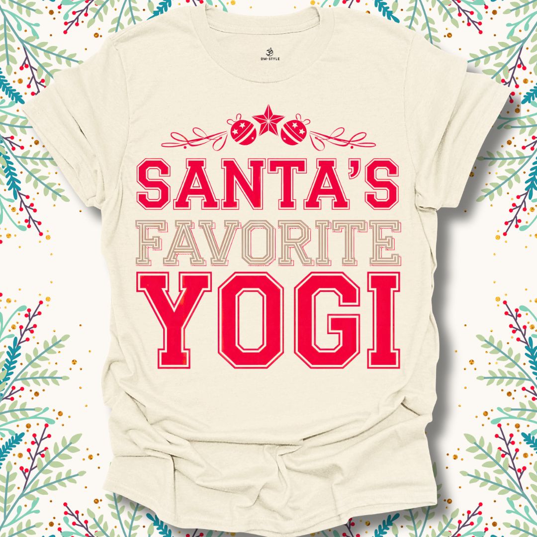 College Santa's Favorite Yogi T-Shirt