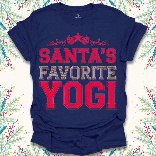 College Santa's Favorite Yogi T-Shirt