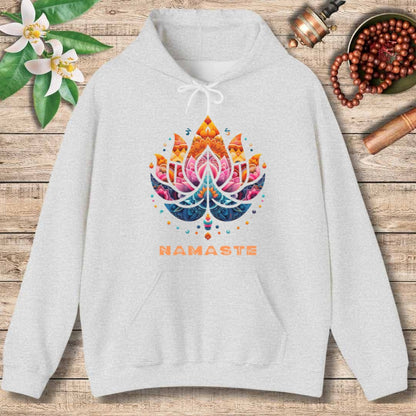Namaste Lotus (Front Only) Hoodie