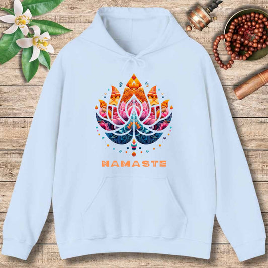 Namaste Lotus (Front Only) Hoodie