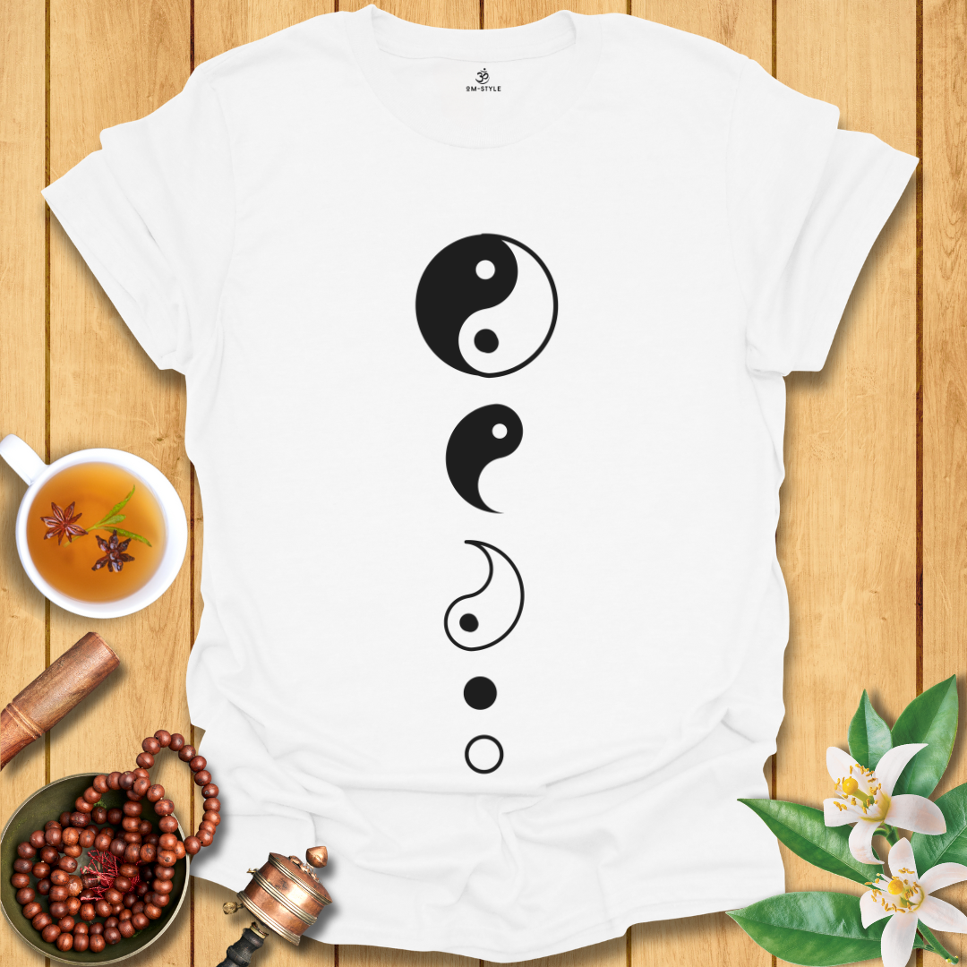 Deconstructed Yin Yang T-Shirt