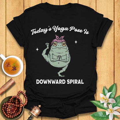 Downward Spiral Yoga T-Shirt