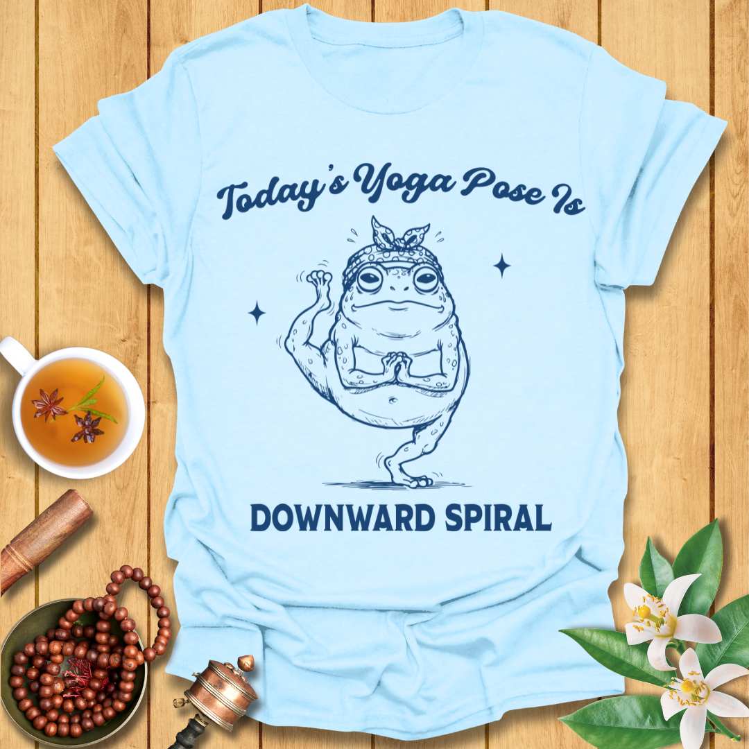 Downward Spiral Yoga T-Shirt