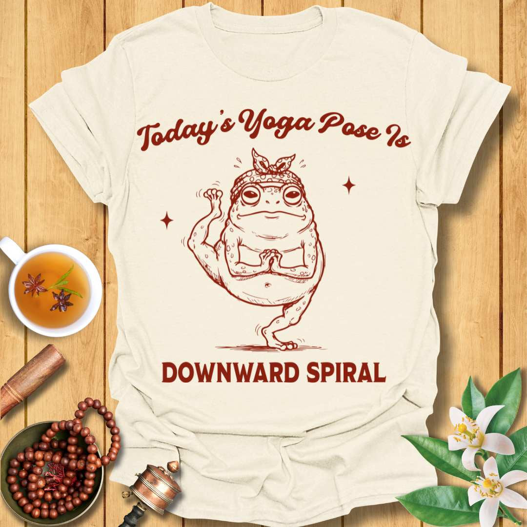 Downward Spiral Yoga T-Shirt