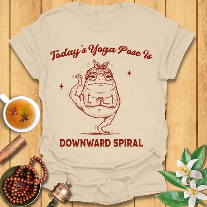 Downward Spiral Yoga T-Shirt