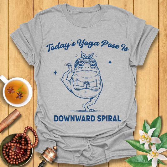 Downward Spiral Yoga T-Shirt