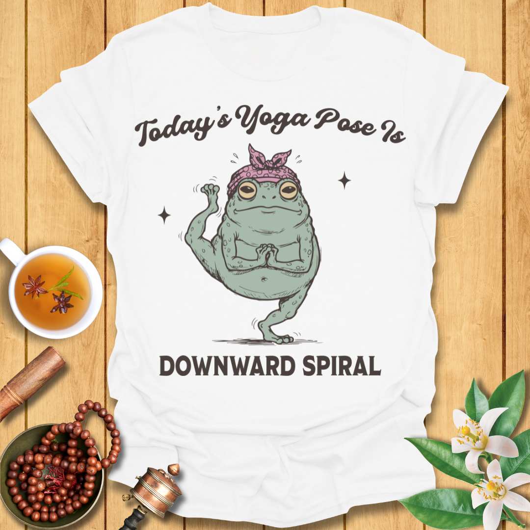 Downward Spiral Yoga T-Shirt