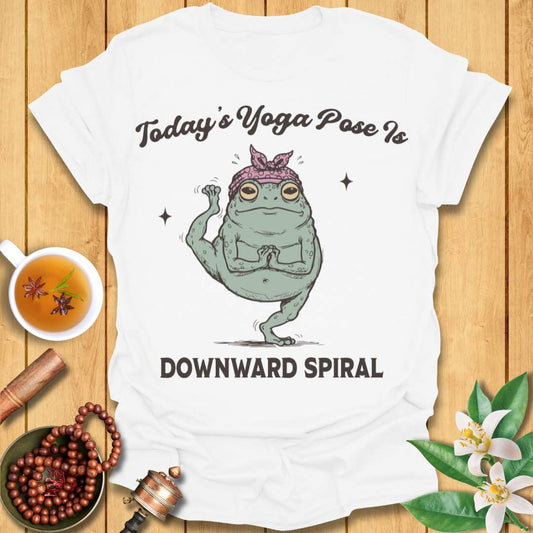 Downward Spiral Yoga T-Shirt