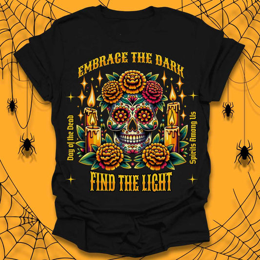 Floral Skull Halloween T-Shirt