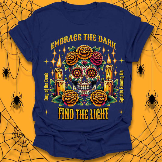 Floral Skull Halloween T-Shirt