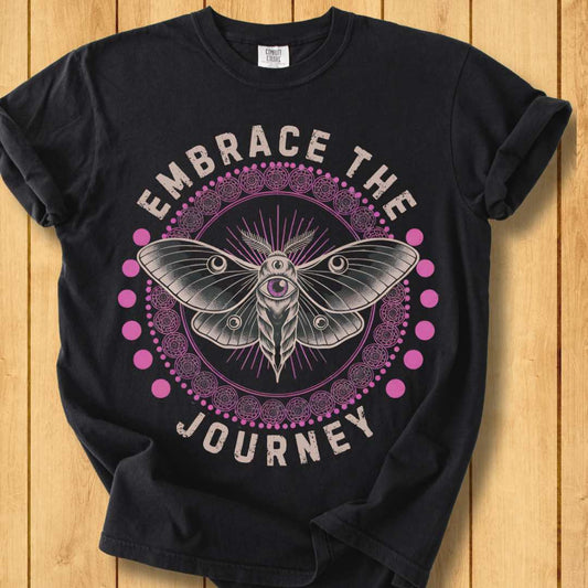 Embrace The Journey Unisex Garment-Dyed T-Shirt