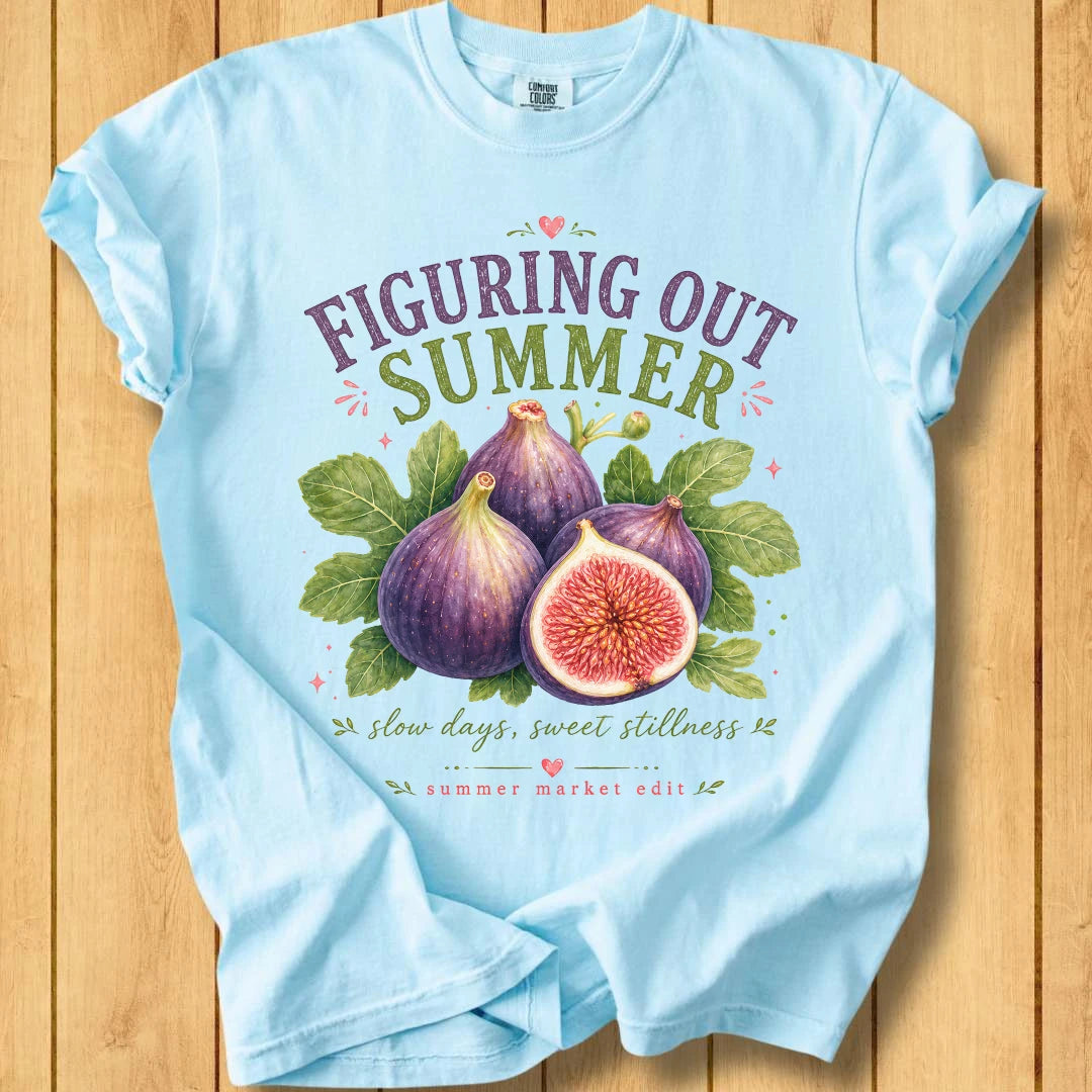 Figuring Out Summer Unisex Dyed T-Shirt