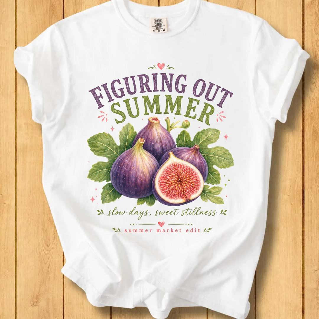 Figuring Out Summer Unisex Dyed T-Shirt