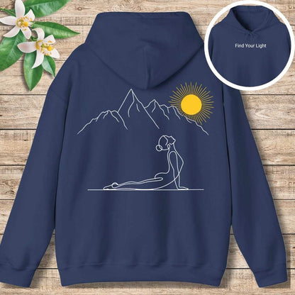 Find Your Light Hoodie (Front and Back)
