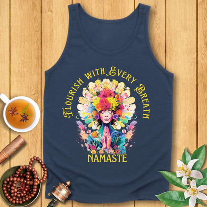Flourish with Every Breath Unisex Jersey Tank