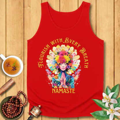 Flourish with Every Breath Unisex Jersey Tank