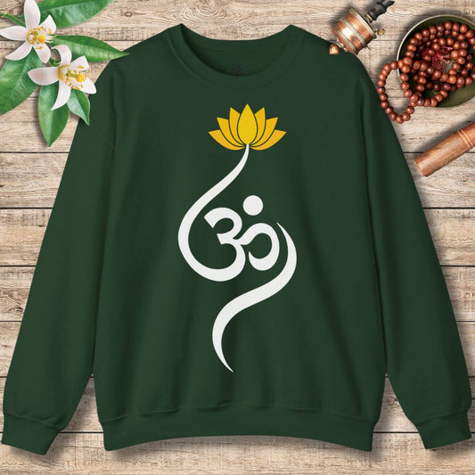 Lotus Om Symbol Sweatshirt