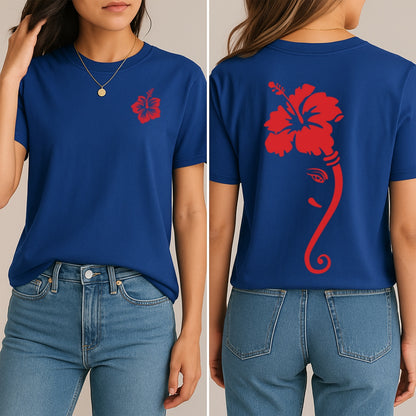 Ganesha in Bloom T-Shirt (Front + Back)
