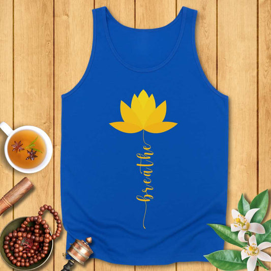 Golden Lotus Breathe Unisex Jersey Tank