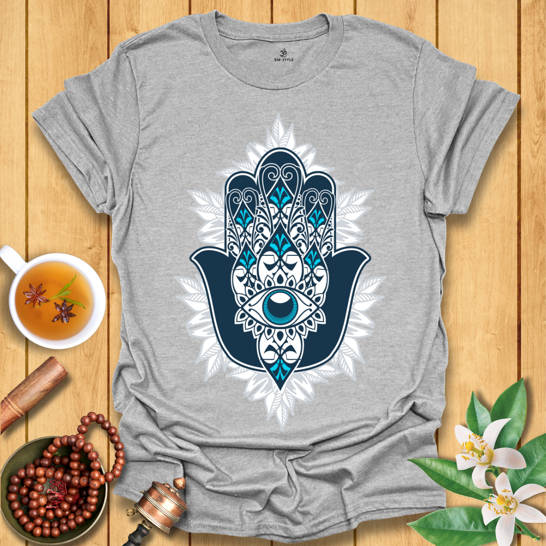 Hamsa Hand - Mystical Protection Yoga T-Shirt