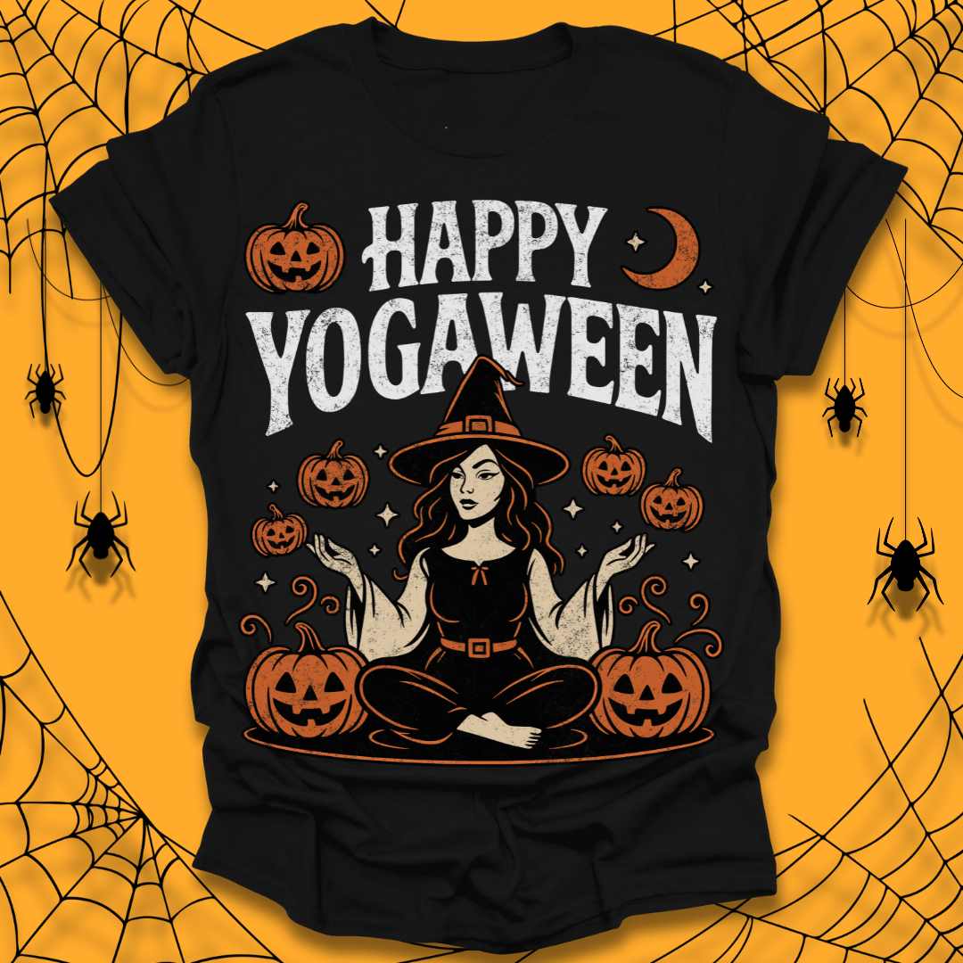 Happy Yogaween Halloween T-Shirt