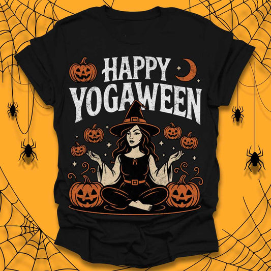 Happy Yogaween Halloween T-Shirt
