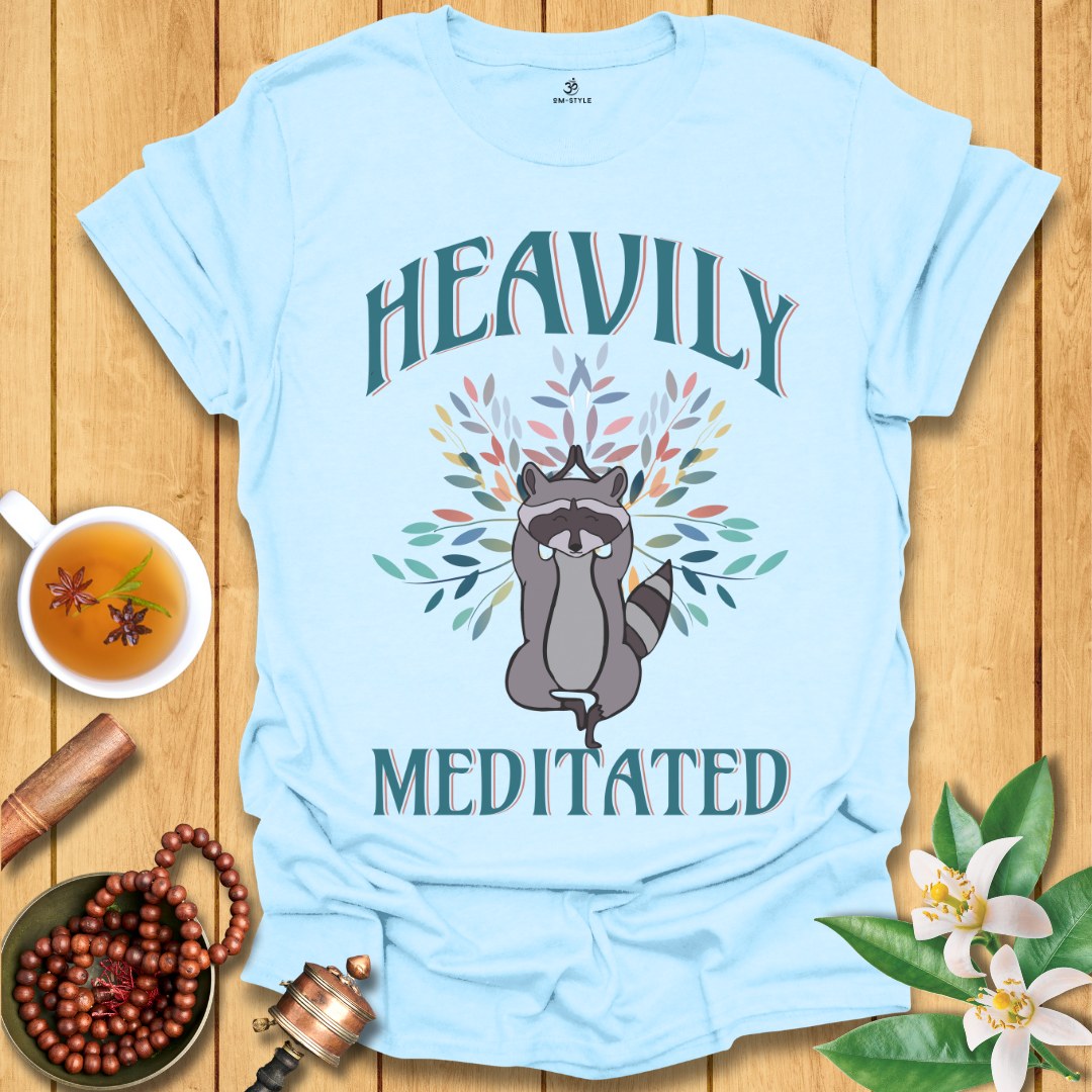 Heavily Meditated Raccoon T-Shirt