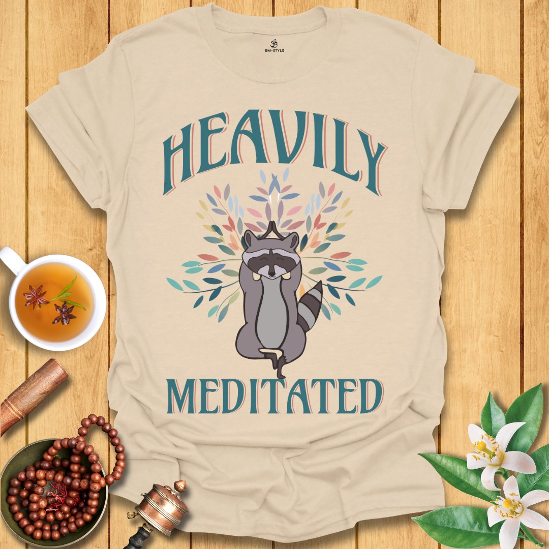 Heavily Meditated Raccoon T-Shirt