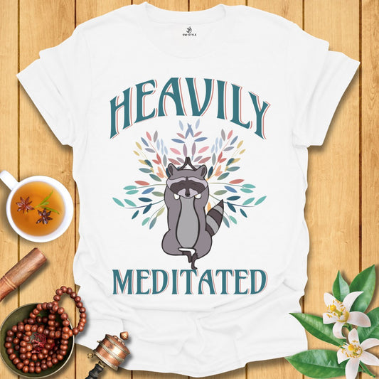 Heavily Meditated Raccoon T-Shirt