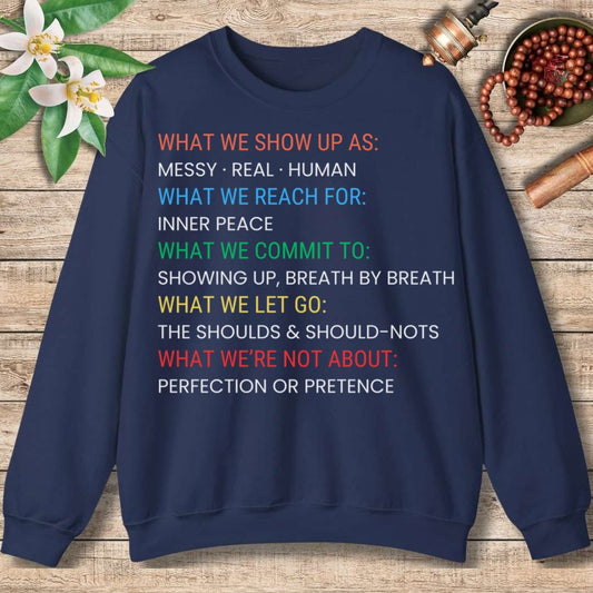 Inner Peace Yoga Mantra Sweatshirt