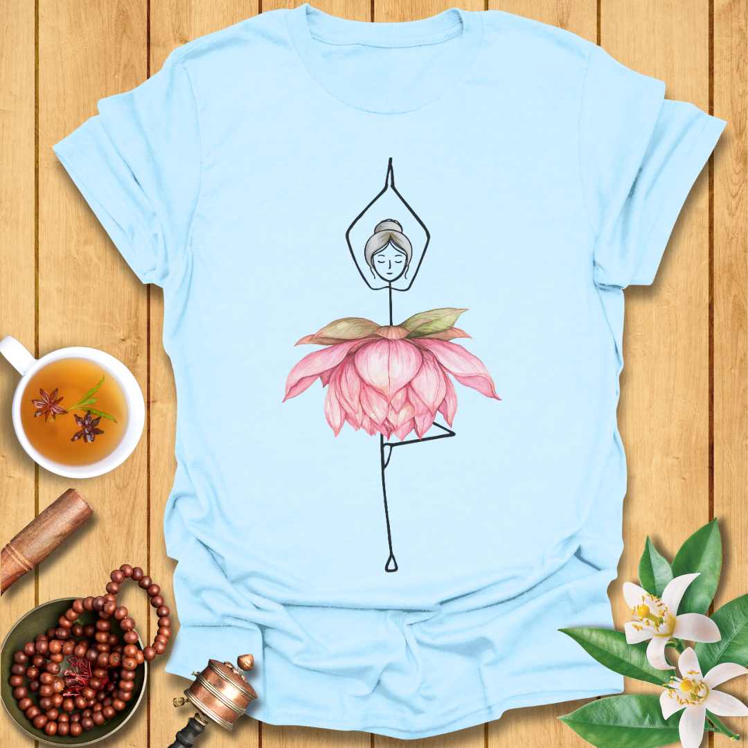 Blooming Yoga Pose T-Shirt