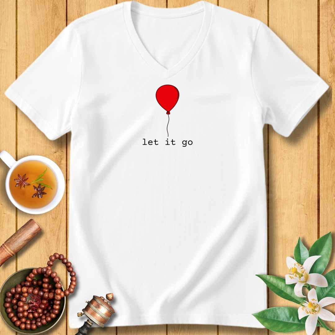 Let It Go Unisex V-Neck T-Shirt
