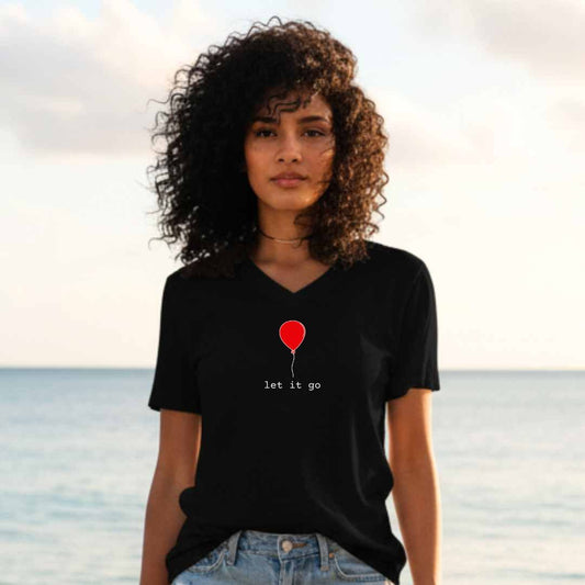 Let It Go Unisex V-Neck T-Shirt