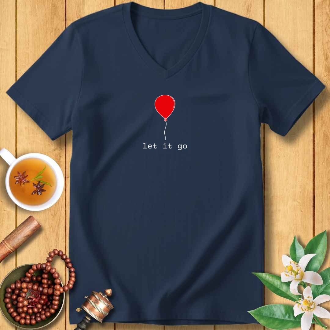 Let It Go Unisex V-Neck T-Shirt