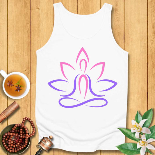 Let Your Soul Blossom  Unisex Jersey Tank